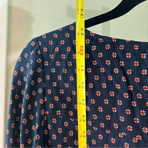 H&M NWT Long Sleeve Mini Dress Puff Sleeves Size 2 Lightweight 100% Viscose - Picture 9 of 13